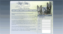 Desktop Screenshot of dogsareeasy.com